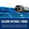 Master Airbrush Super Premium 10 Foot Nylon Braided Airbrush Hose with Silicone Tubing - Standard 1/8" Size Fitting Ends, Flexible, Durable